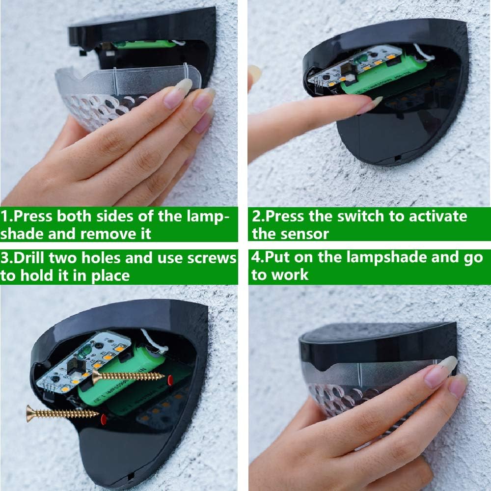 Outdoor Solar Fence LED Light
